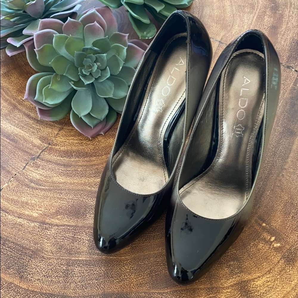 Aldo ombré black and grey heels/pumps 👠